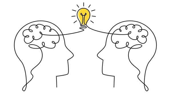 Diagram illustrating collective thinking