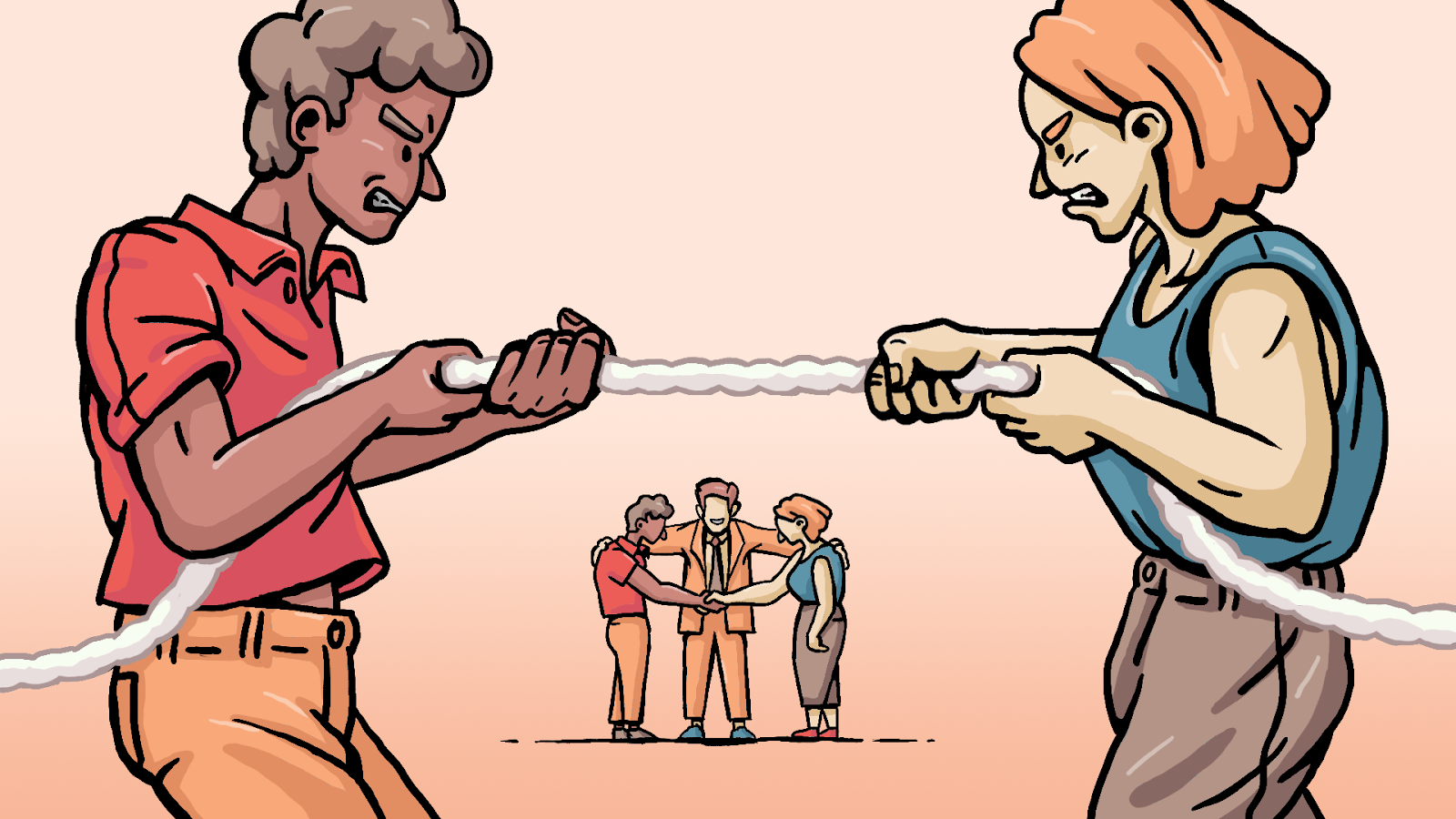 Illustration supporting repair, reflection, and moving forward